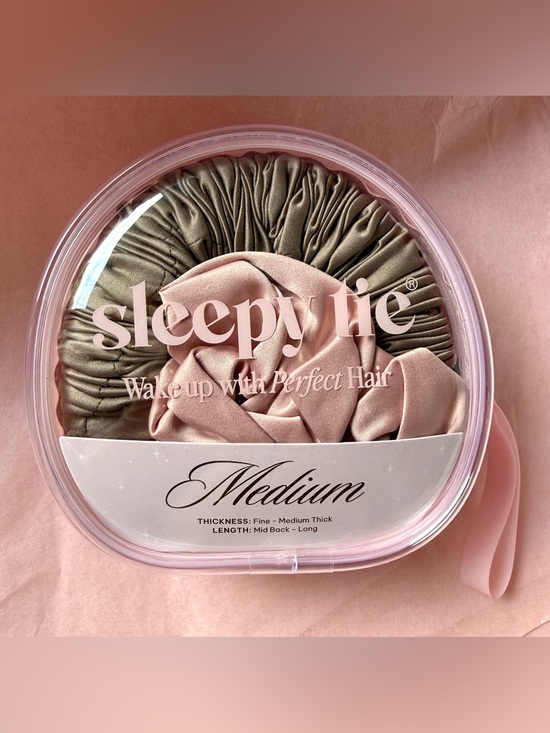 Sleepy Tie Other - Sleepy Tie The Original Satin Heatless Hair Wrap Medium Pink NWT